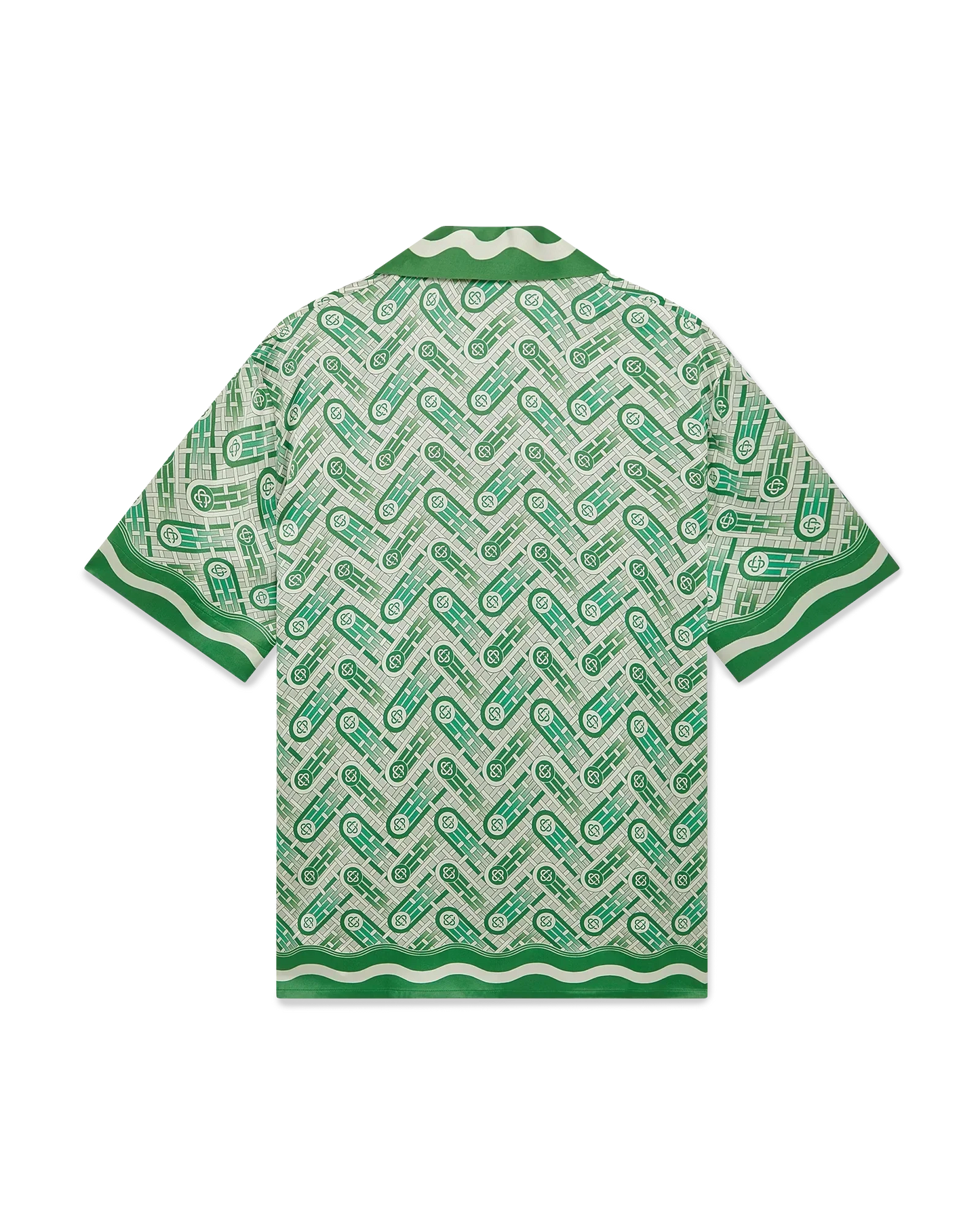 Ping Pong Short Sleeve Silk Shirt
