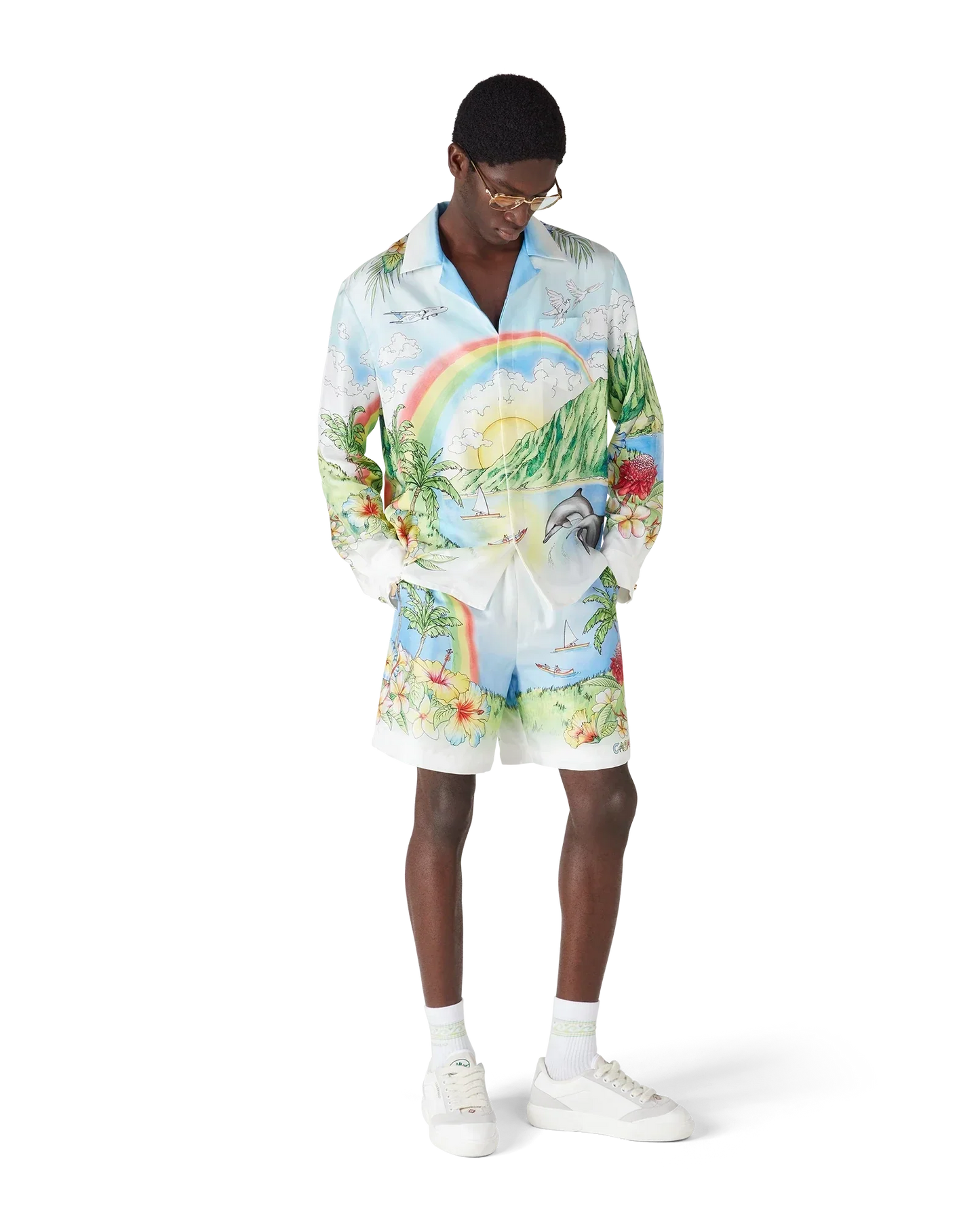 Aloha Long Sleeve Silk Shirt