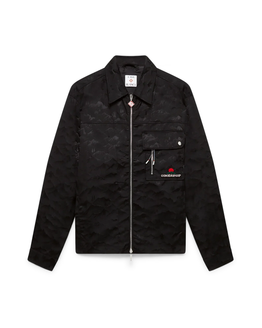 Nylon Mountain Short Sleeve Camo Zip Shirt