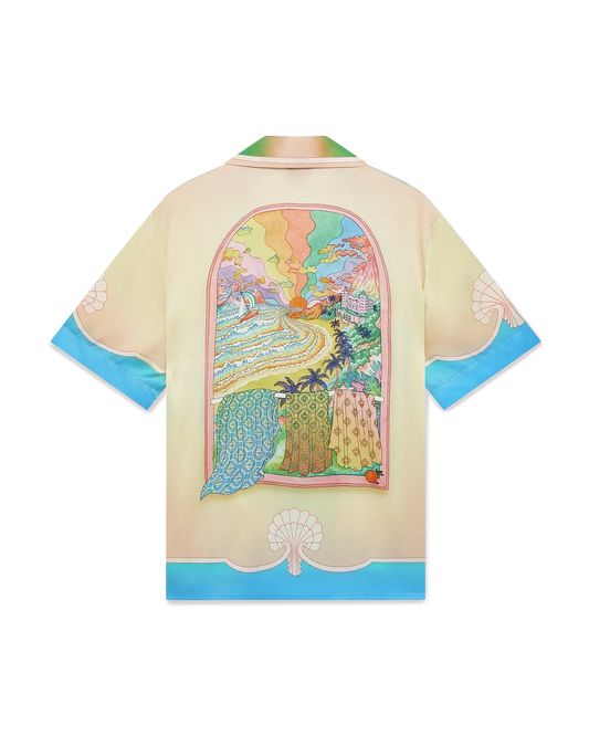 Lucid Dreams Short Sleeve Silk Shirt