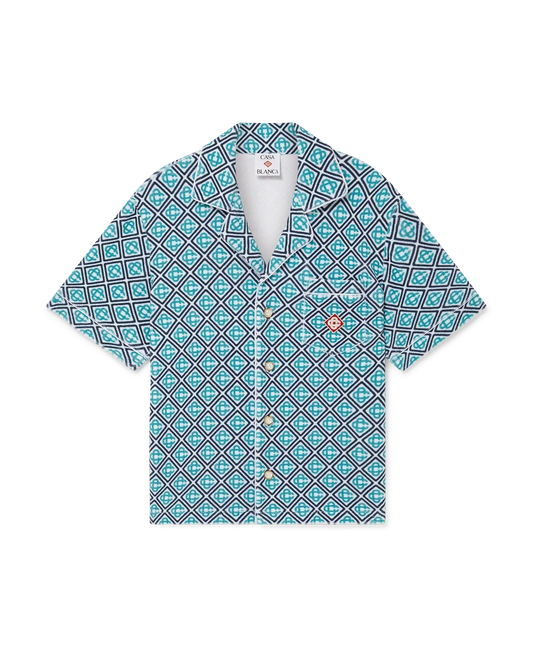 Monogram Short Sleeve Towelling Shirt
