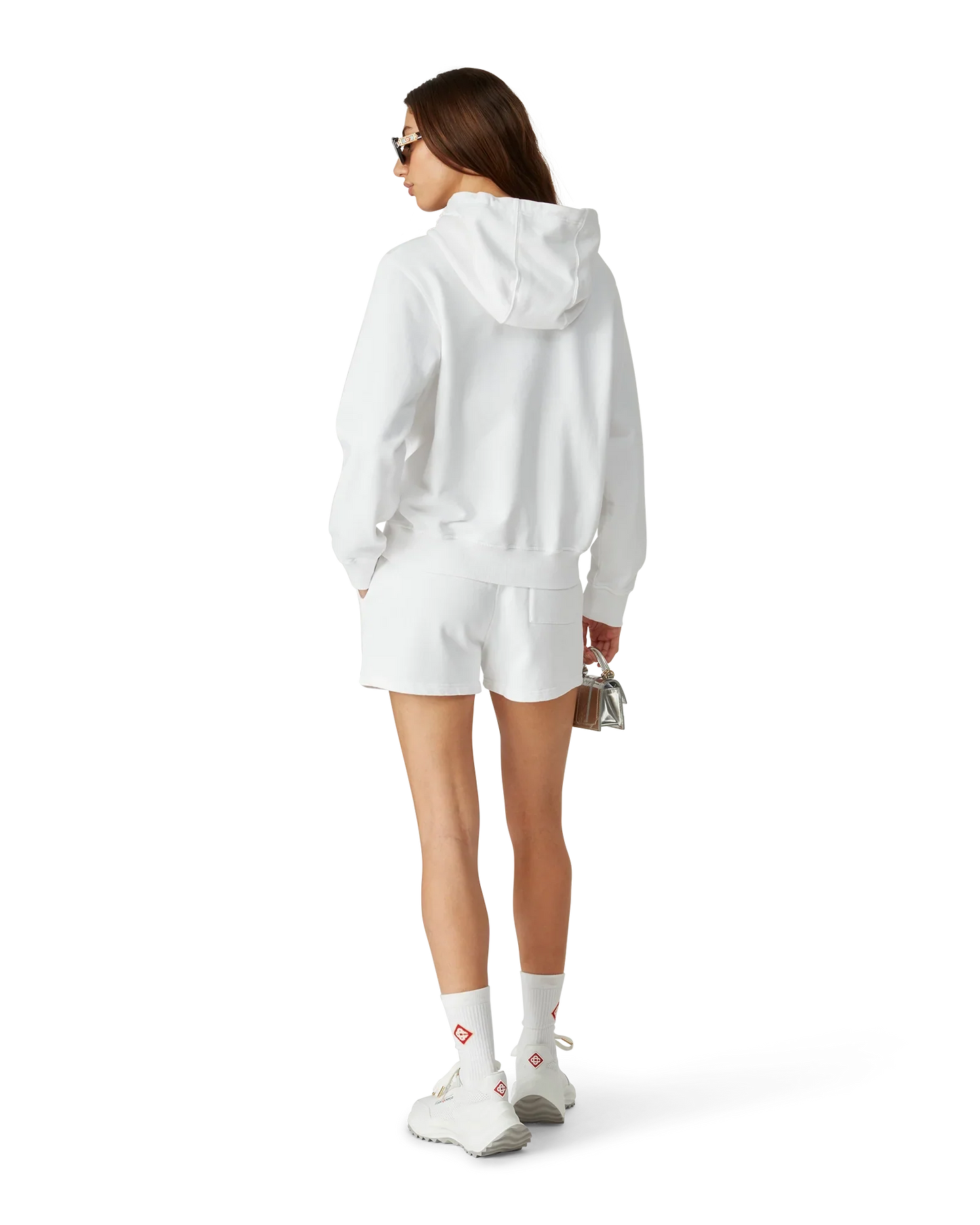 Diamond Column Hooded Sweatshirt